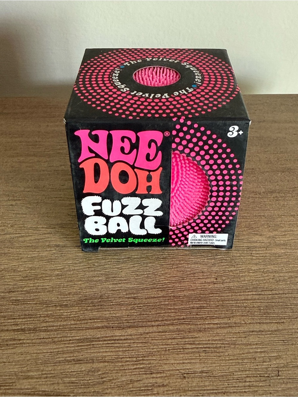 NEE DOH Fuzz Ball - Pink Velvet Squeeze